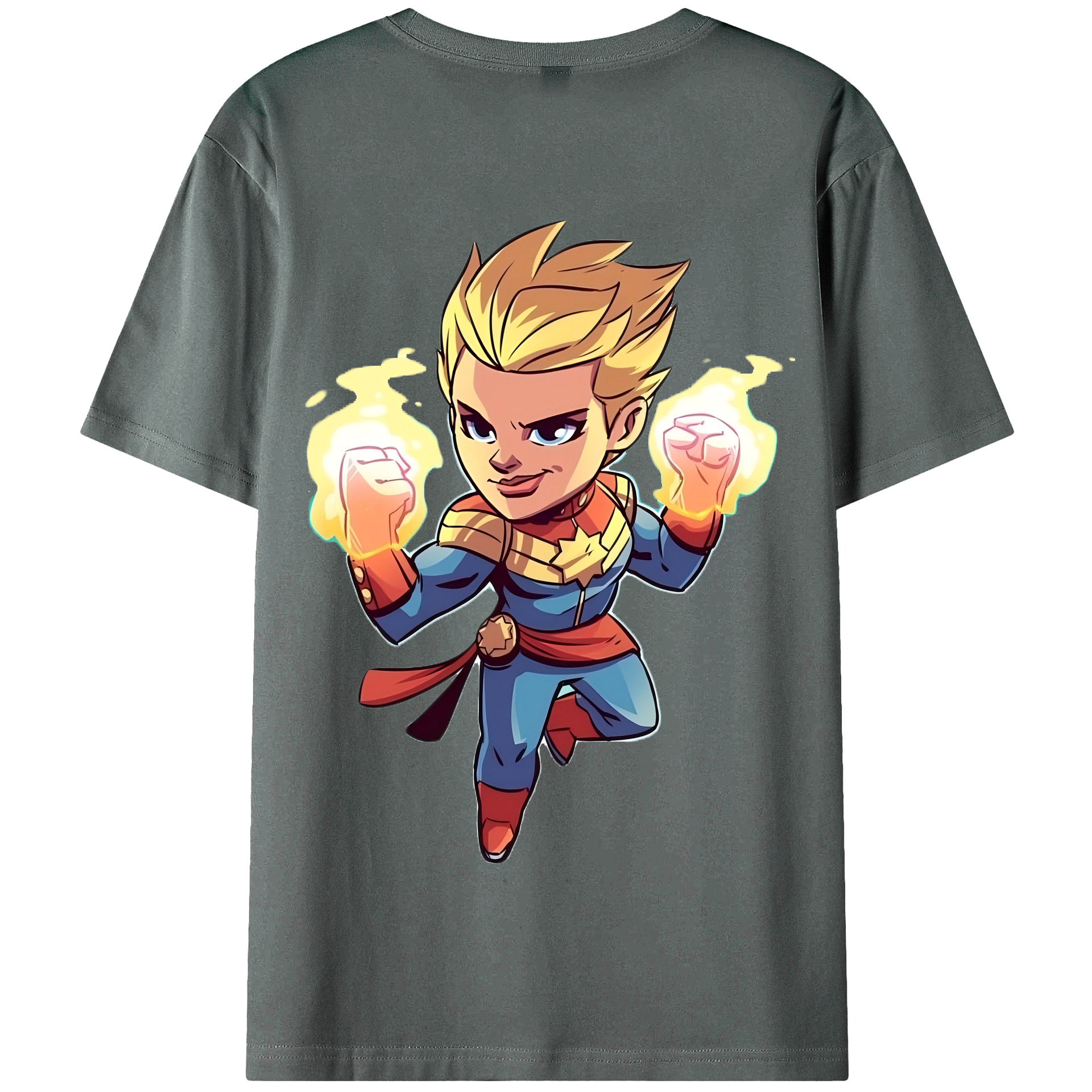 （画像用） アベンジャーズ The Avengers 綿100％半袖Tシャツ（背面プリント）
